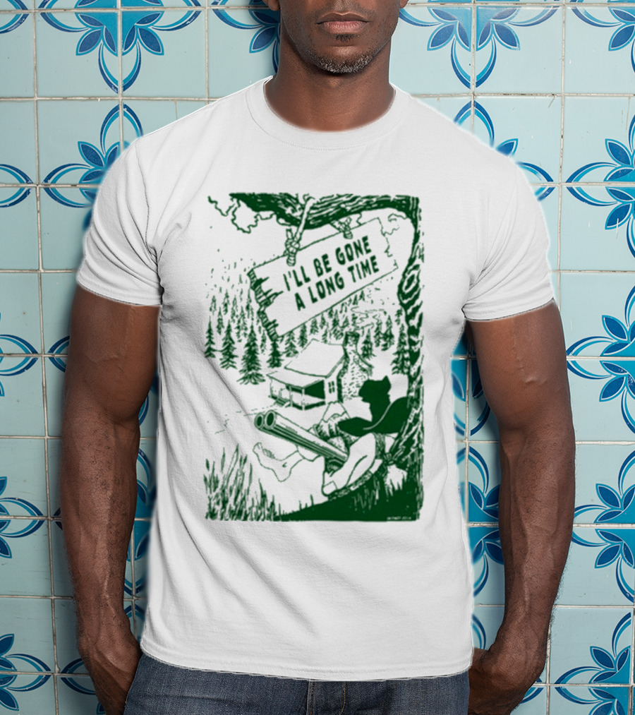 Billy Strings I'll Be Gone A Long Time Cabin Forest Scene T-Shirt