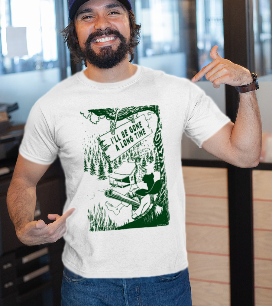 Billy Strings I'll Be Gone A Long Time Cabin Forest Scene T-Shirt