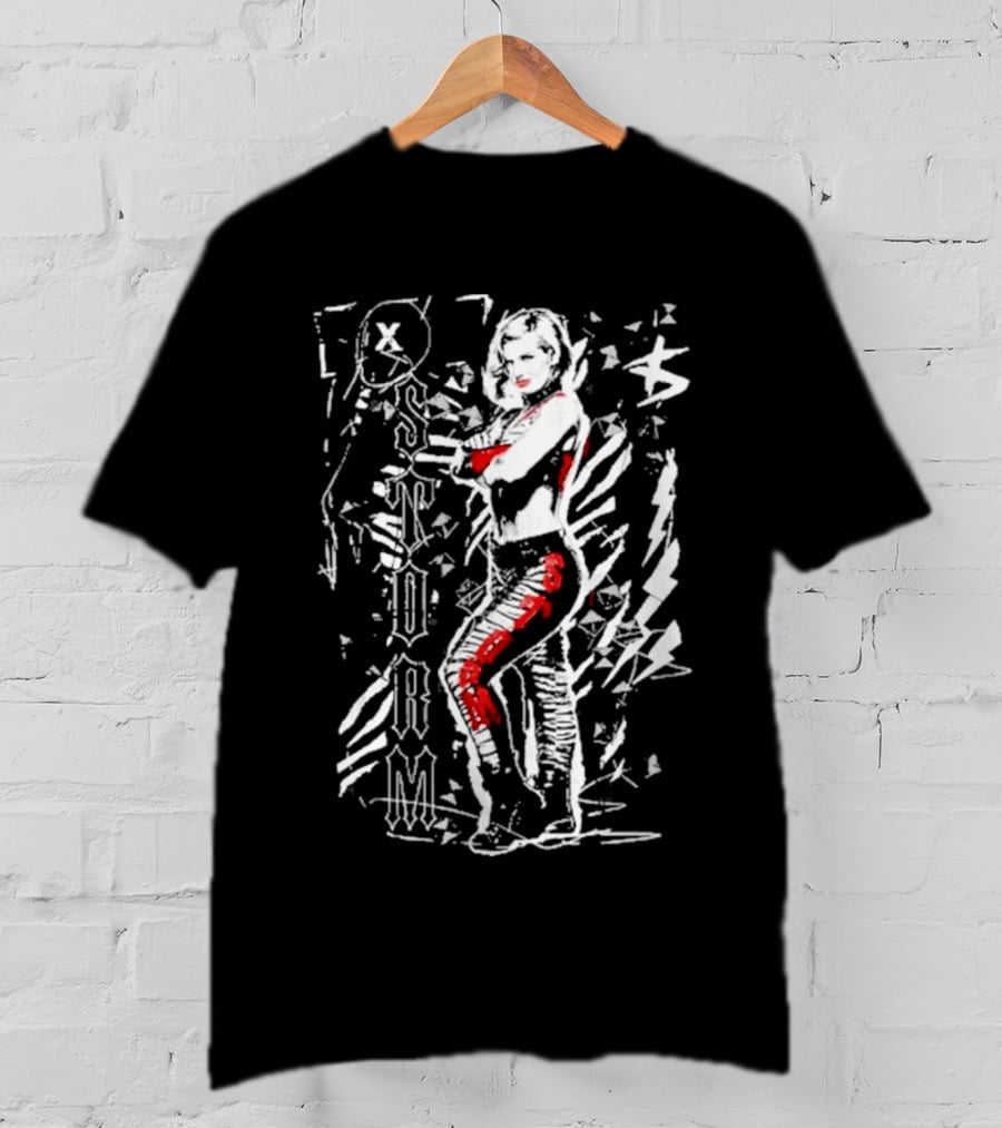 AEW Toni Storm Wildside Storm Red T-Shirt