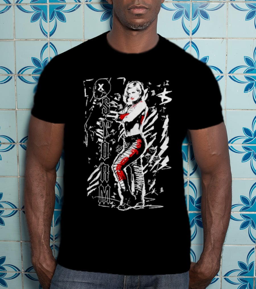 AEW Toni Storm Wildside Storm Red T-Shirt
