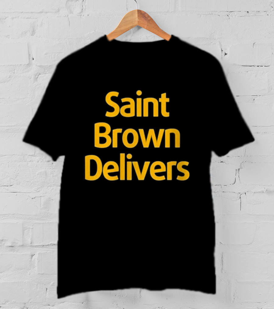 Saint Brown Delivers Amon-ra Det T-Shirt
