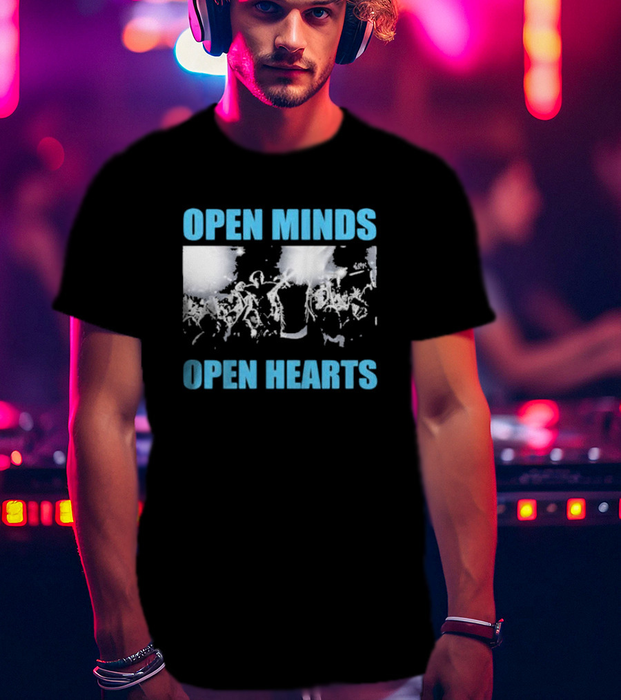 Open Minds Open Hearts Concert Crowd Bane T-Shirt