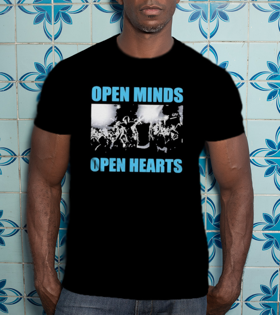 Open Minds Open Hearts Concert Crowd Bane T-Shirt
