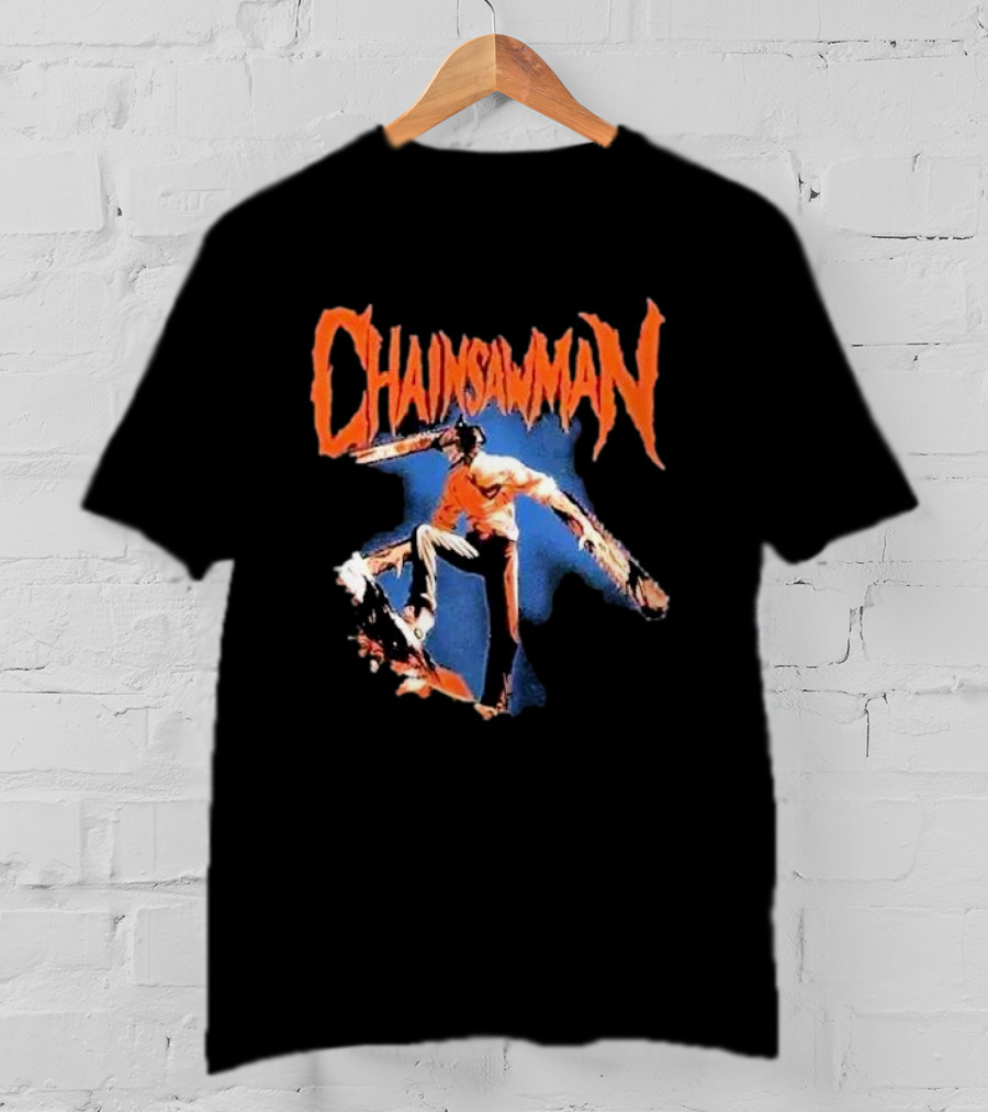 Chainsaw Man Denji Chains Metal T-Shirt