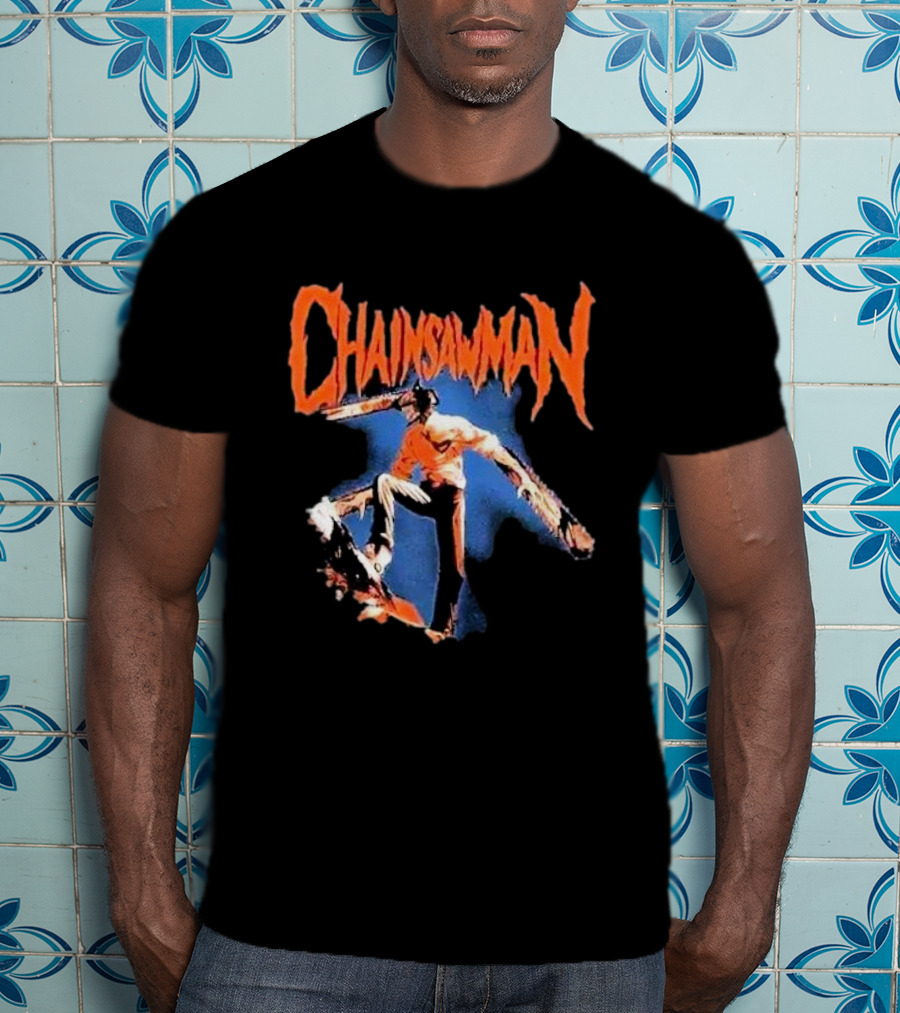 Chainsaw Man Denji Chains Metal T-Shirt