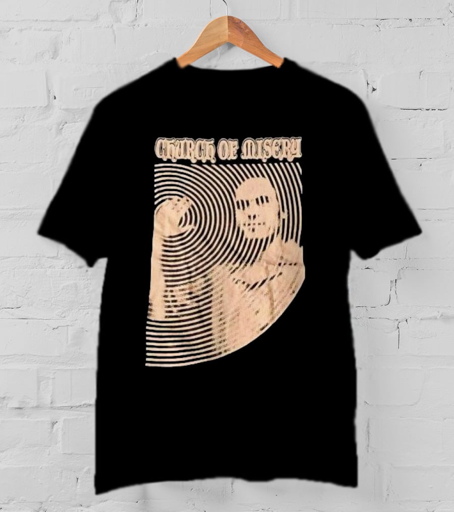 Church Of Misery Ted Bundy Optical Illusion T-Shirt