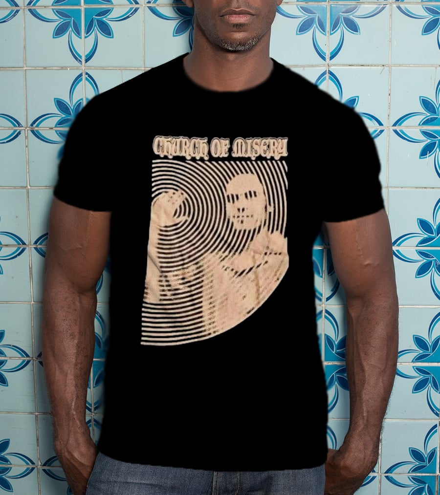 Church Of Misery Ted Bundy Optical Illusion T-Shirt