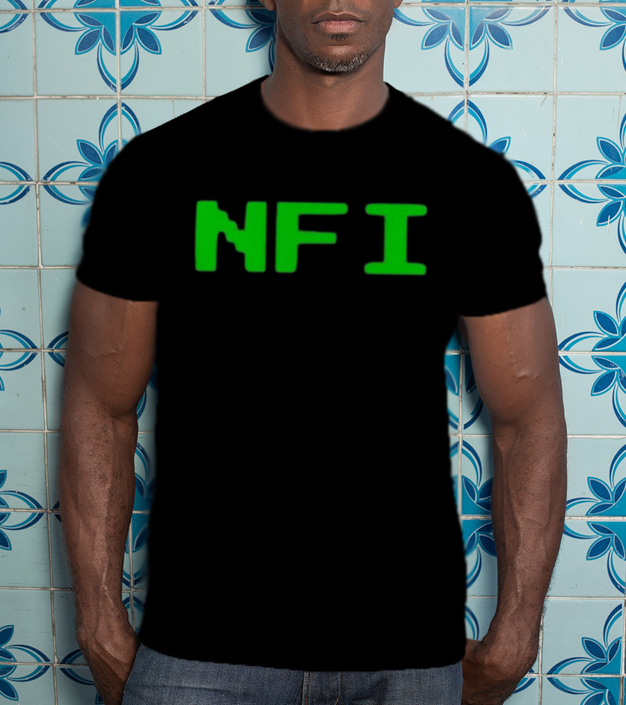 Ewanmitchellitalia Warchild NFI Green Text T-Shirt