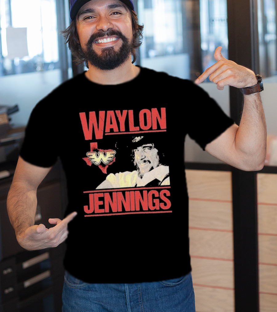 Waylon Jennings Flying W Texas T-Shirt