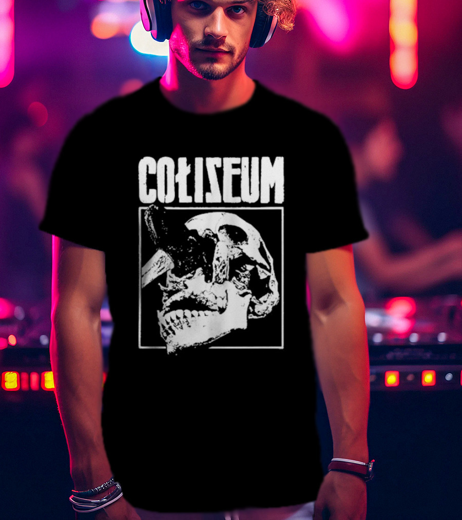 Coliseum Skull With Hammer T-Shirt