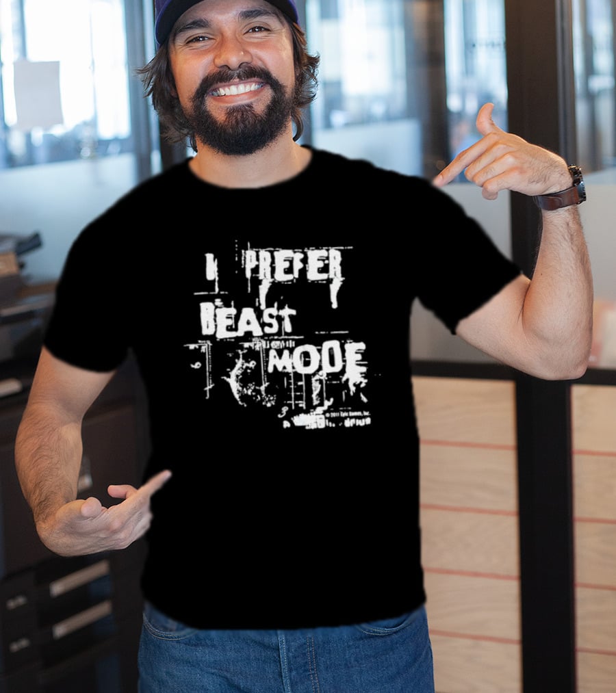 Gears Of War 3 I Prefer Beast Mode Epic Games 2011 T-Shirt