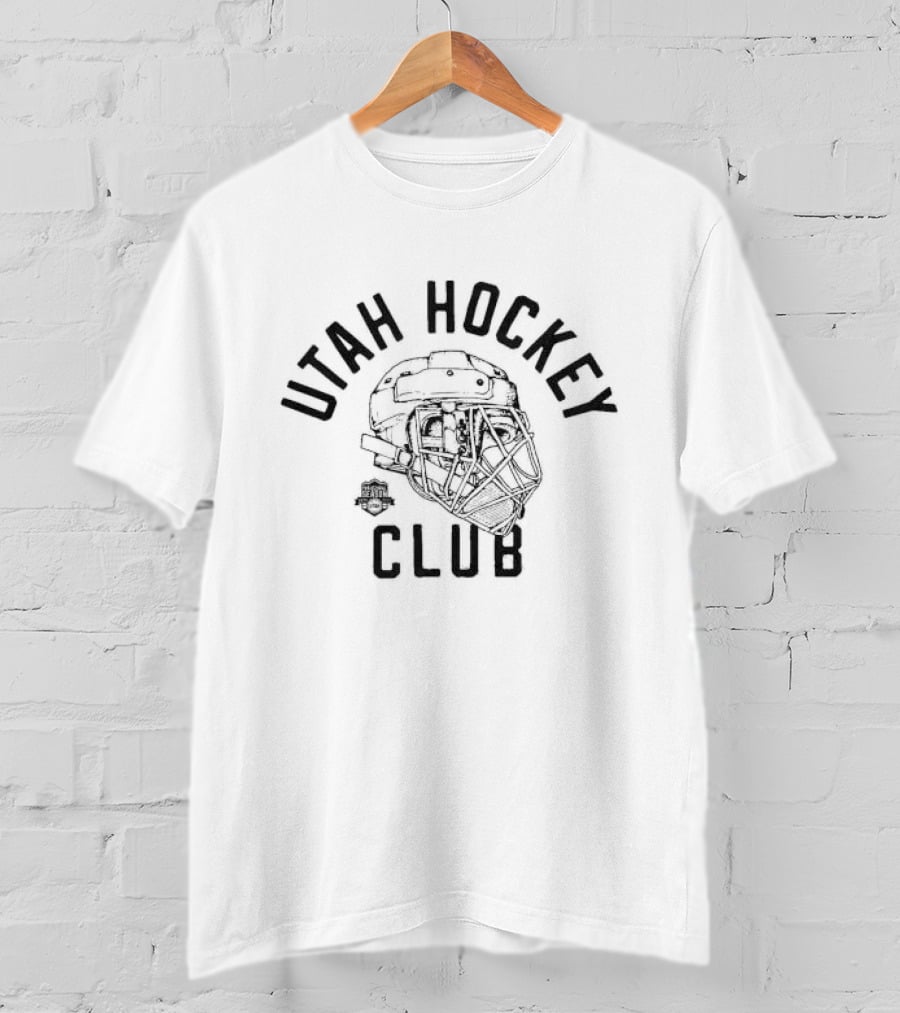 Utah Hockey Club Helmet Football T-Shirt
