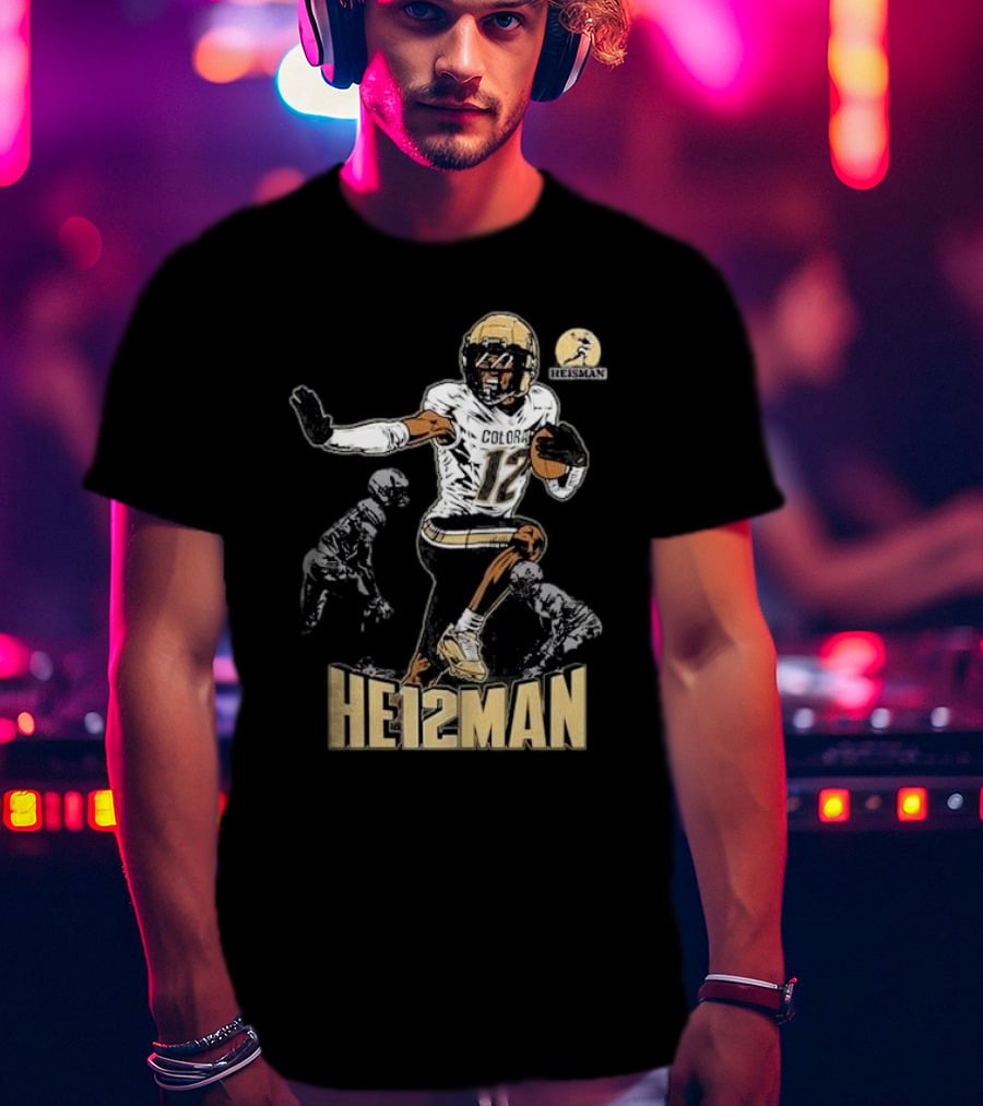 Heisman Colorado Football He12man Winner Travis Hunter T-Shirt