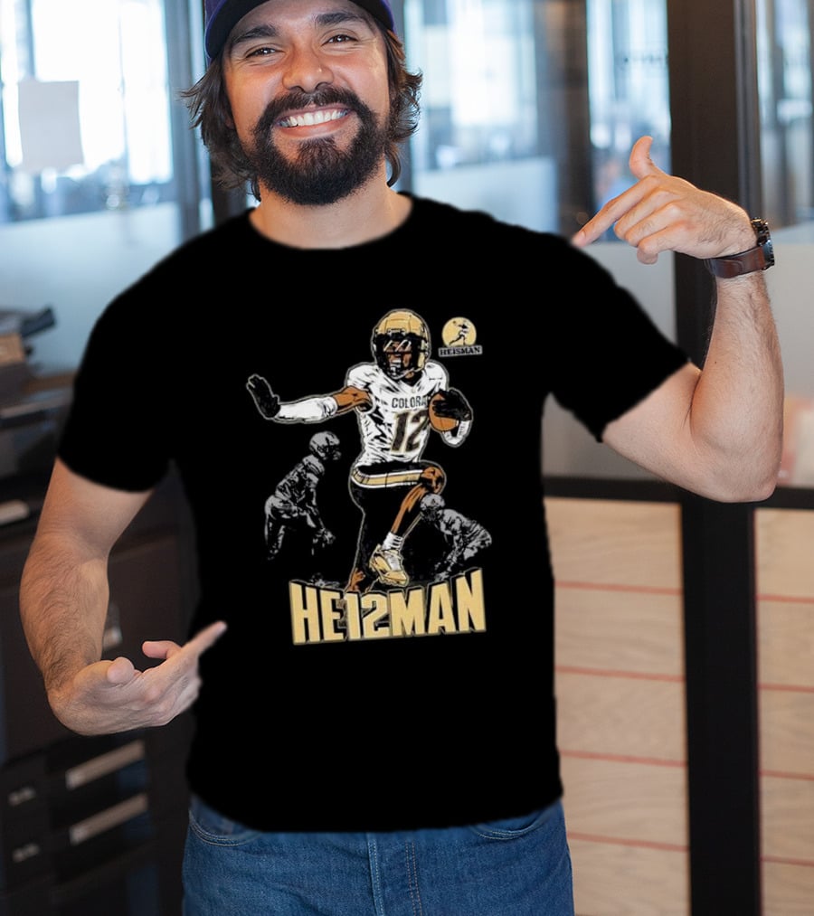 Heisman Colorado Football He12man Winner Travis Hunter T-Shirt