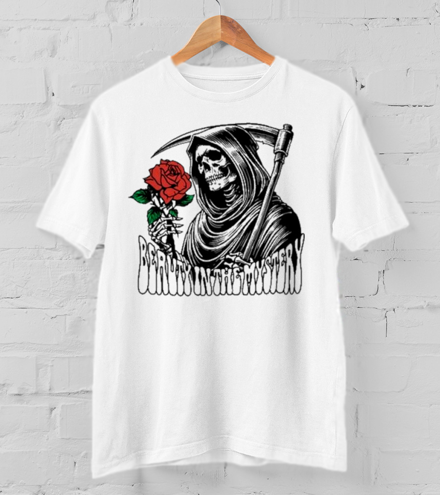 XPLR Beauty In The Mystery Grim Reaper Rose T-Shirt