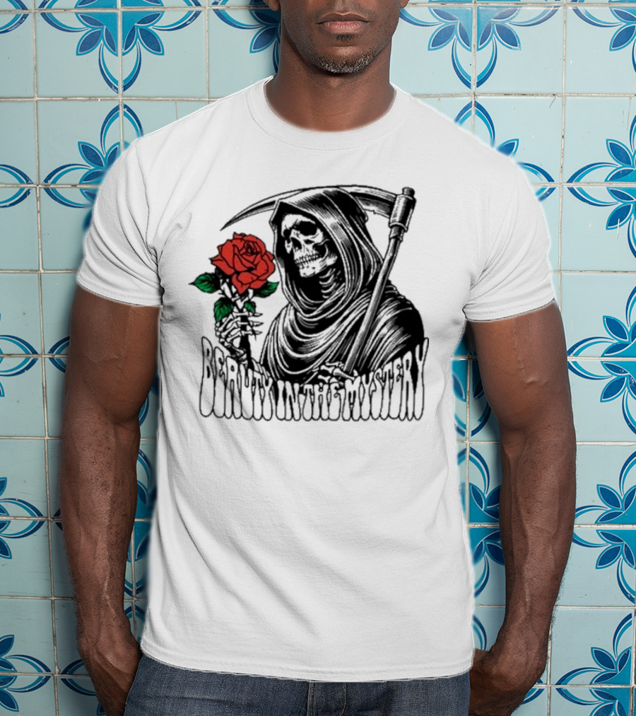 XPLR Beauty In The Mystery Grim Reaper Rose T-Shirt