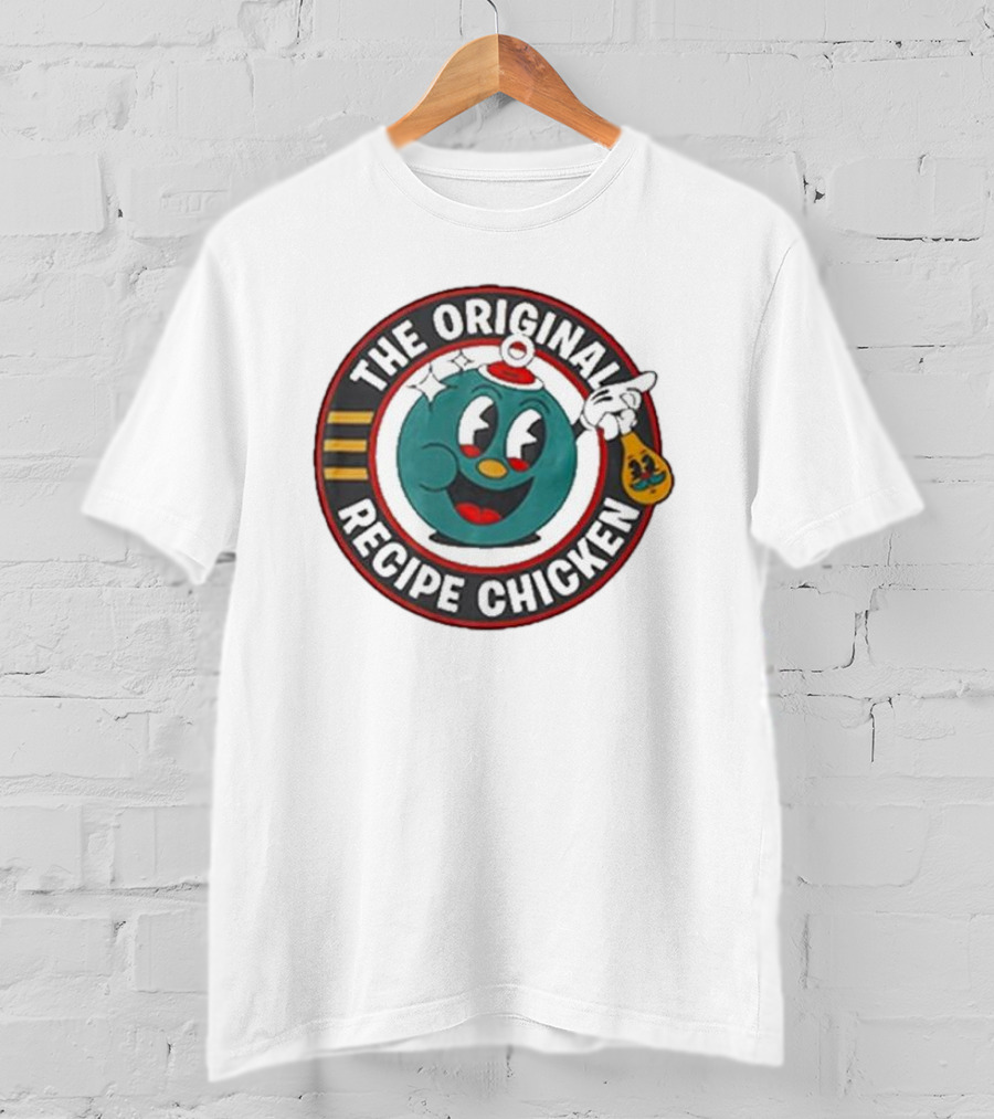 Yeye Weller KFC The Original Recipe Chicken Christmas Bauble White Printed T-Shirt