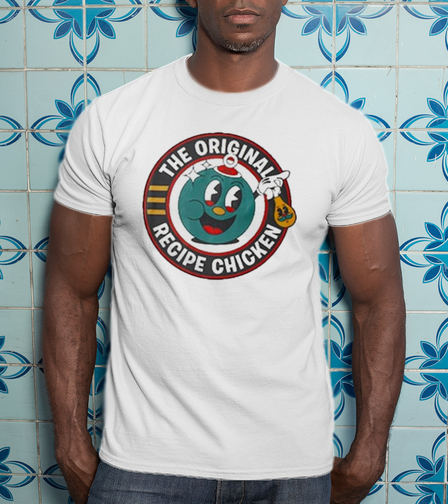 Yeye Weller KFC The Original Recipe Chicken Christmas Bauble White Printed T-Shirt
