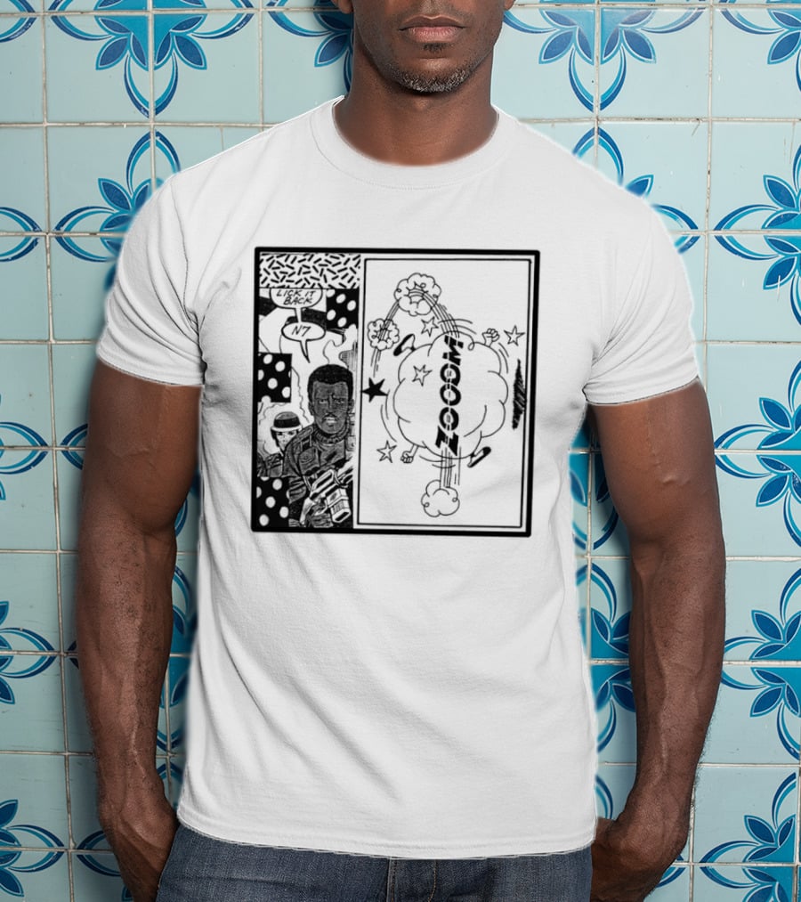 Zooom N7 Lick It Back Comic Art Panel T-Shirt
