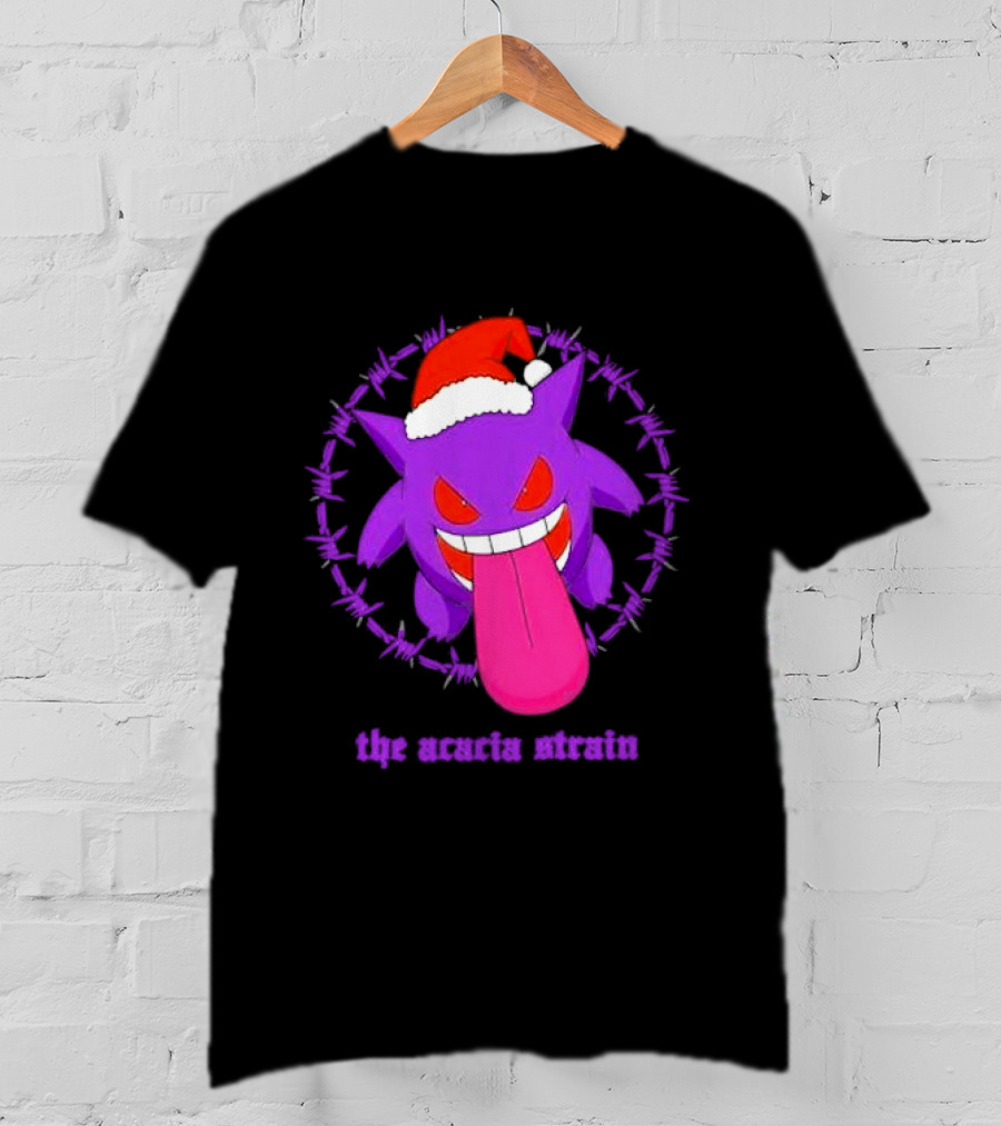 The Acacia Strain Gengar Santa Barbed Circle T-Shirt