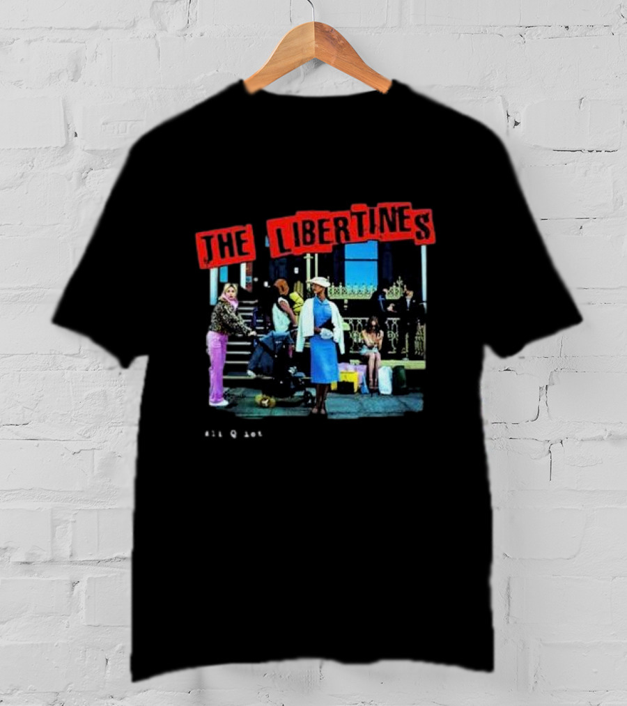 The Libertines All Quiet On The Eastern Esplanade Text And Urban Street Scene T-Shirt