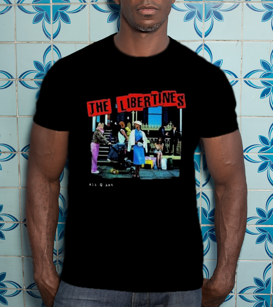 The Libertines All Quiet On The Eastern Esplanade Text And Urban Street Scene T-Shirt