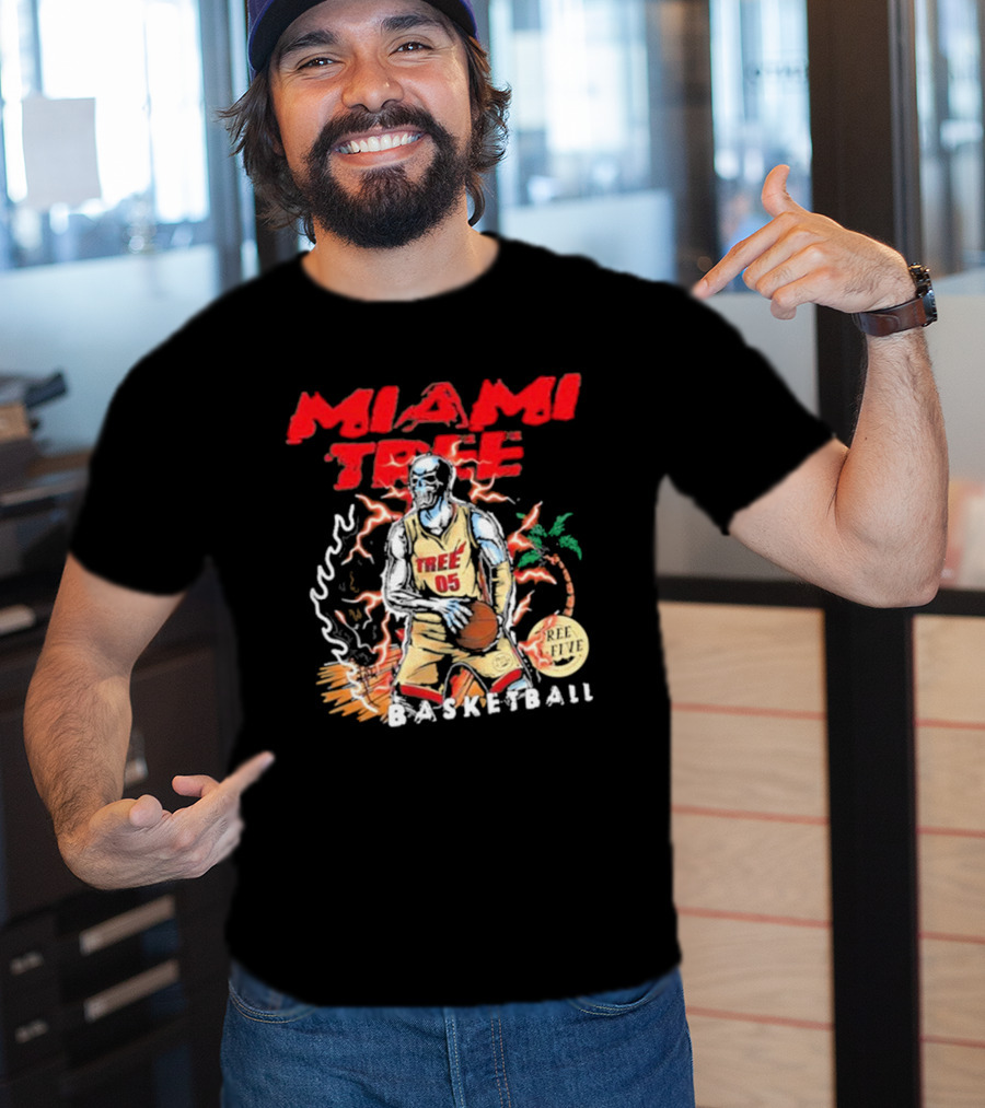 MIAMI TREE TREE 05 REE FIVE BASKETBALL T-Shirt