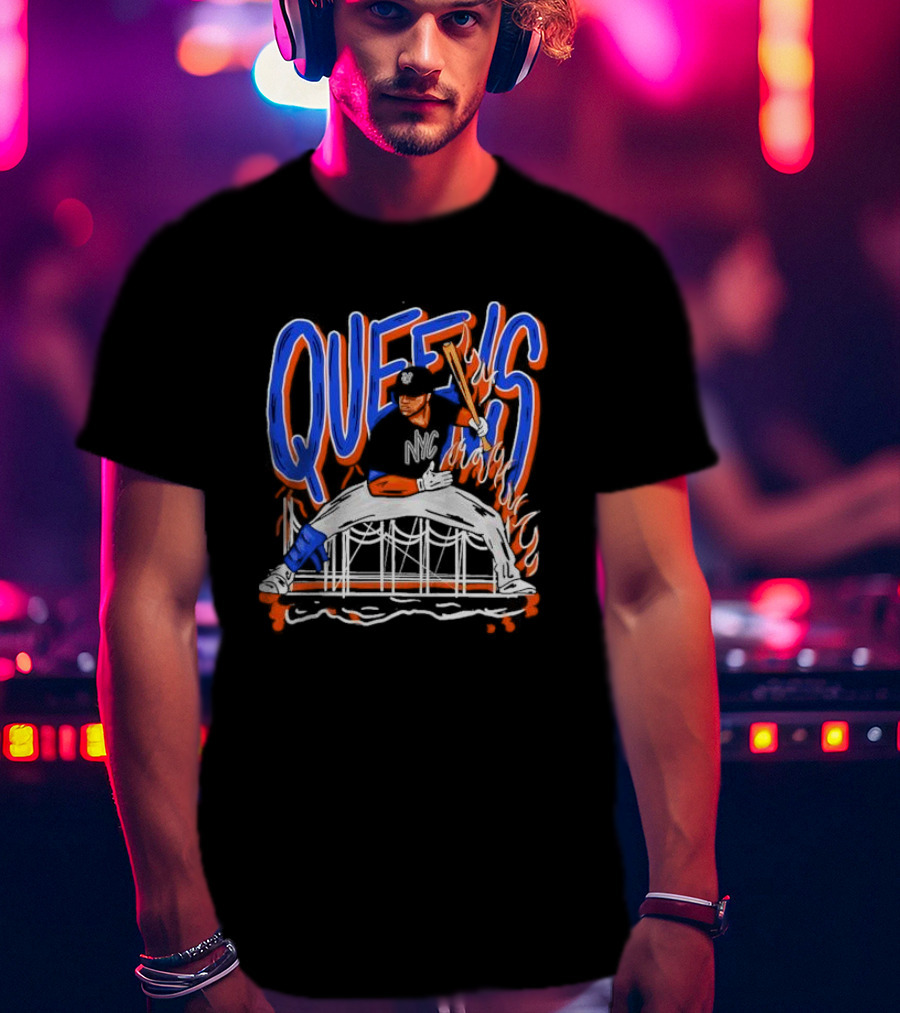 Soto Shuffle Queens NYC Baseball Bridge T-Shirt