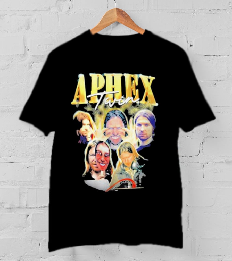 Aphex Twin Warp Music Iconic Faces Collection T-Shirt