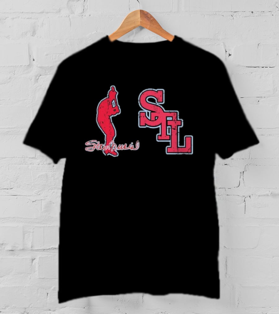 Stan Musial STL Stance Slab T-Shirt