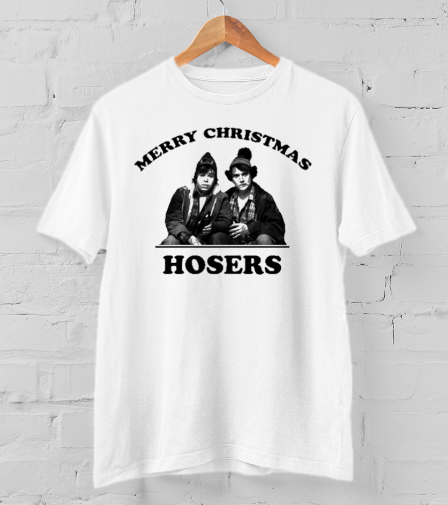 Merry Christmas Hosers Craig Baird Duo Holiday Iconic Reference T-Shirt