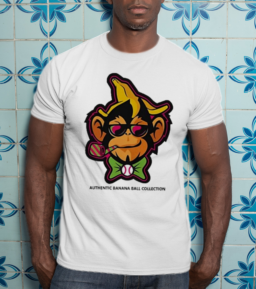 Party Animals Banana Ball Collection With Sunglasses And Pipe T-Shirt