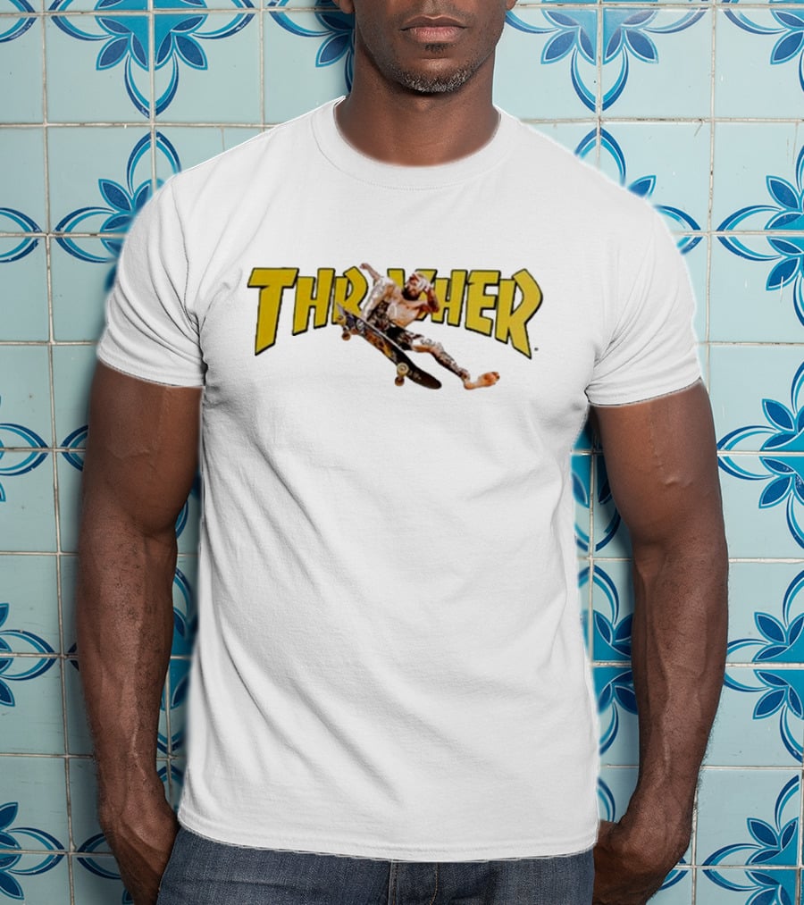 Atlas Thrasher Skateboarding T-Shirt