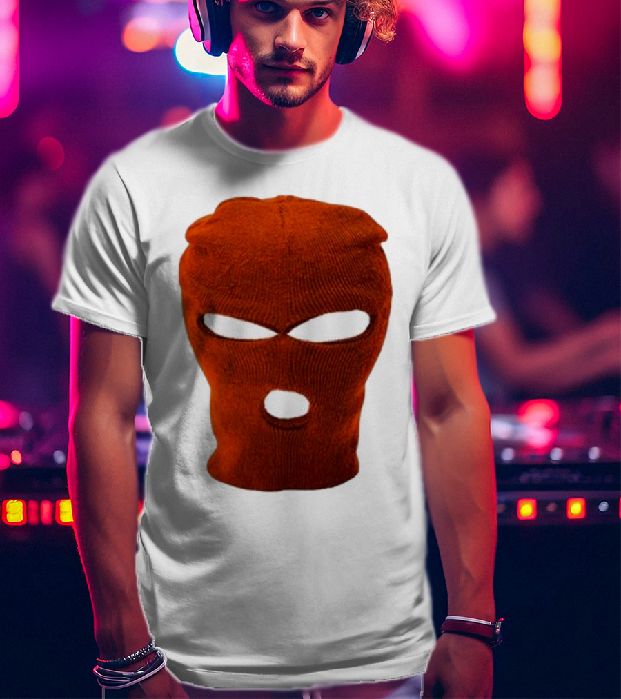 Nobigdyl Rob Hell Red Ski Mask T-Shirt