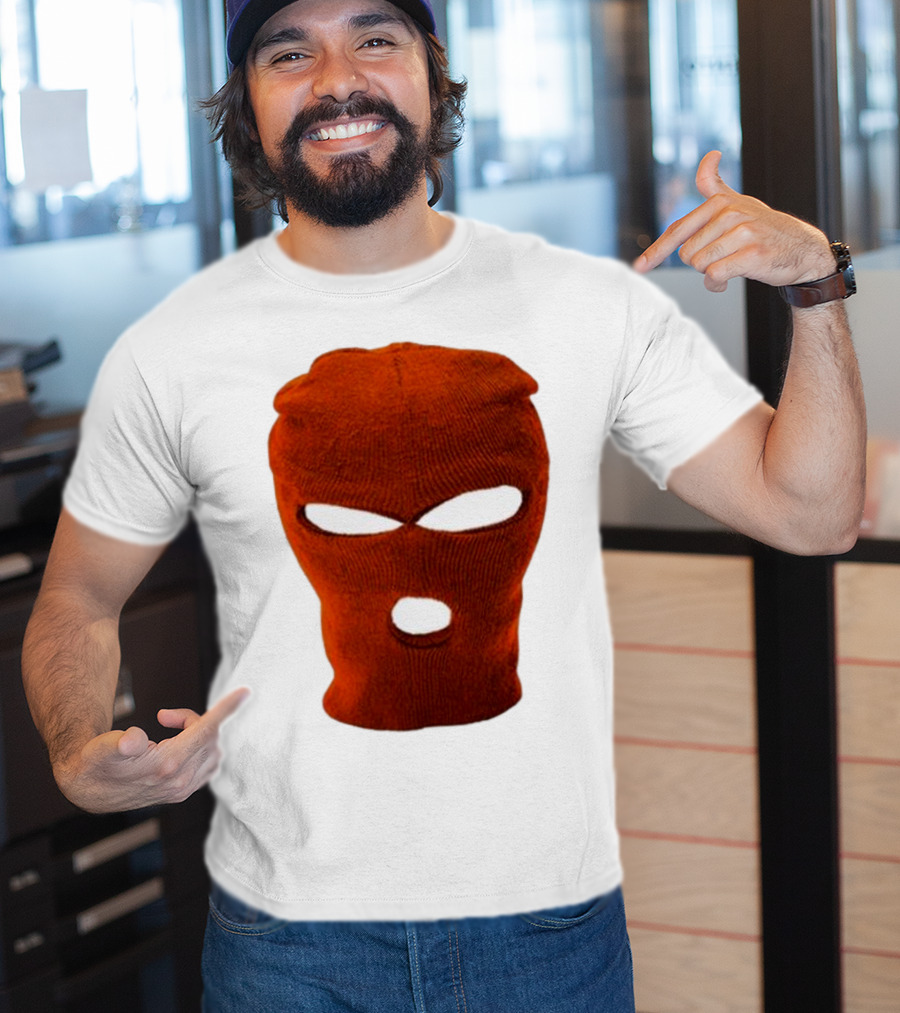 Nobigdyl Rob Hell Red Ski Mask T-Shirt