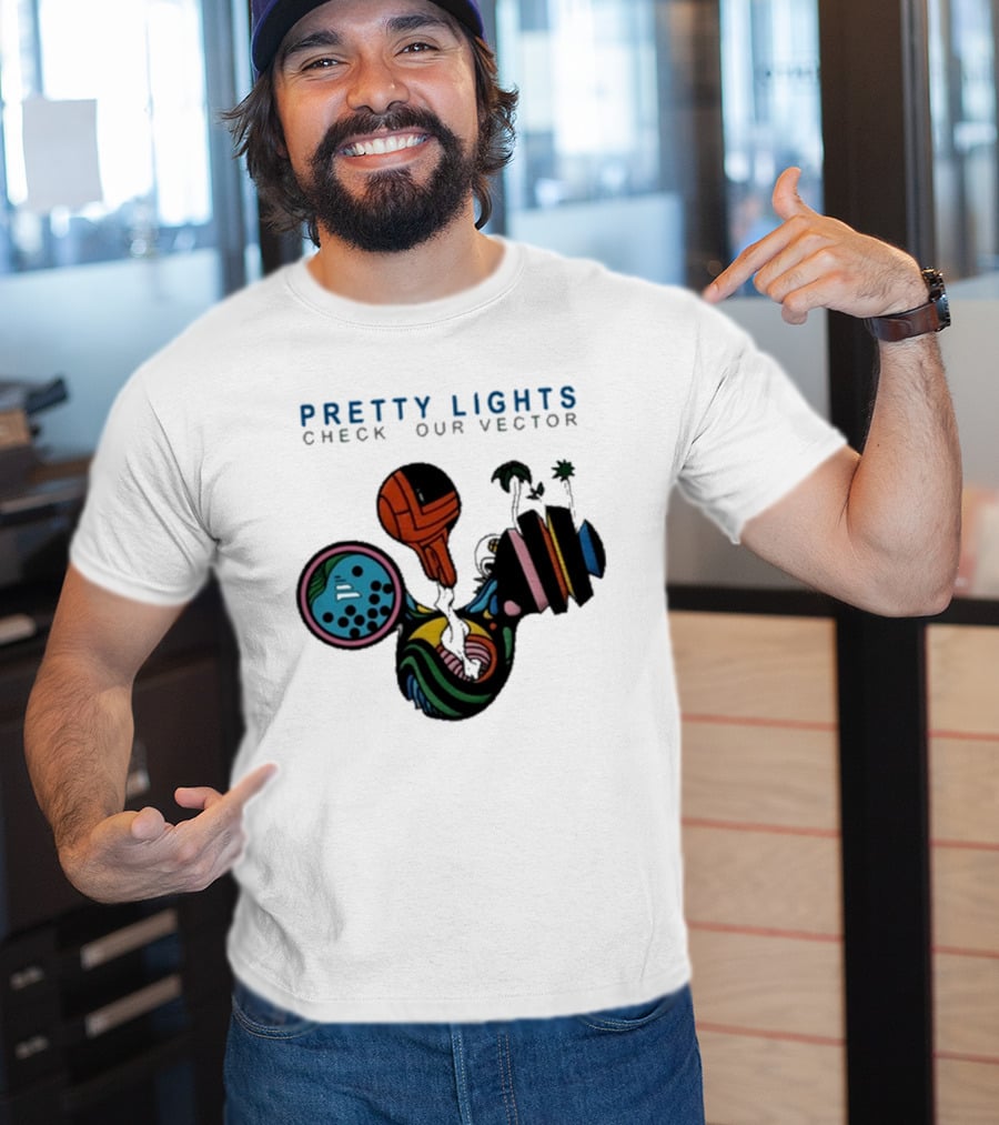 Pretty Lights Check Our Vector New T-Shirt