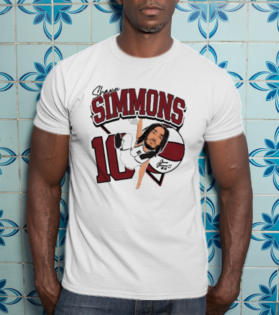 Shawn Simmons Dunking Basketball Number 10 St Joe’s Forward T-Shirt