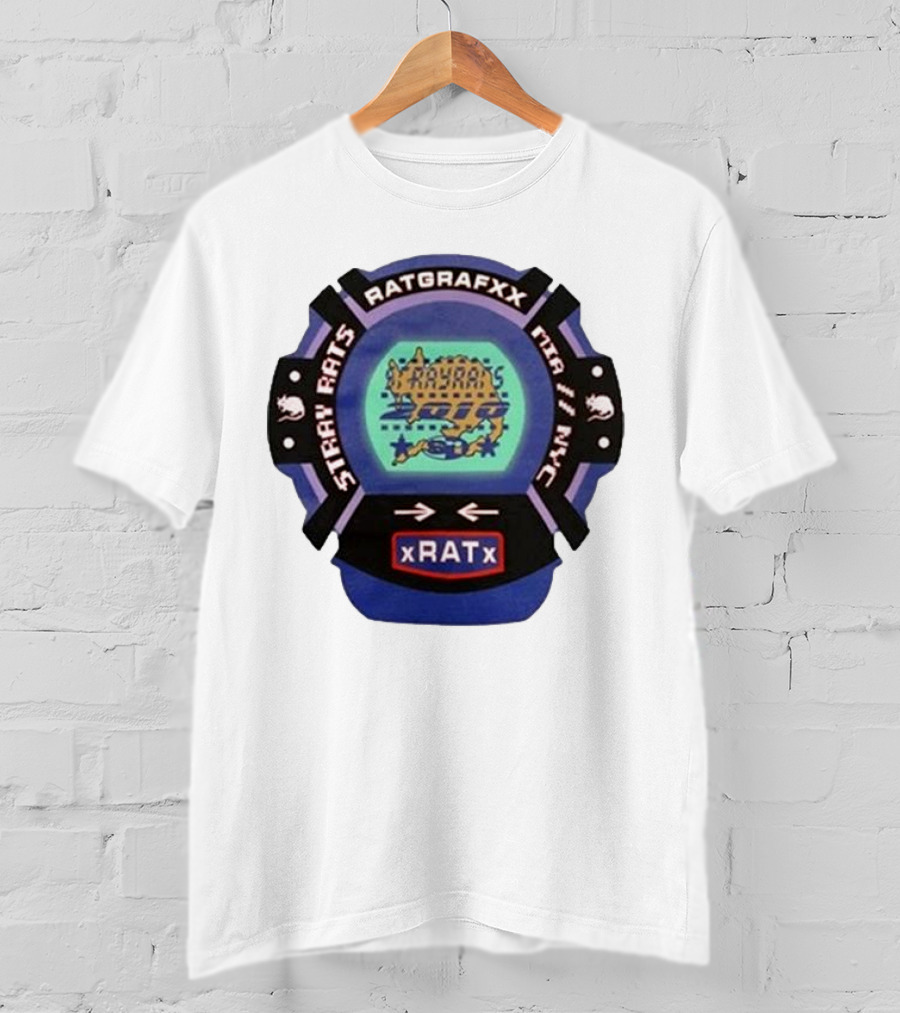 Stray Rats Ratgrafxx MTA II NYC XRATx T-Shirt