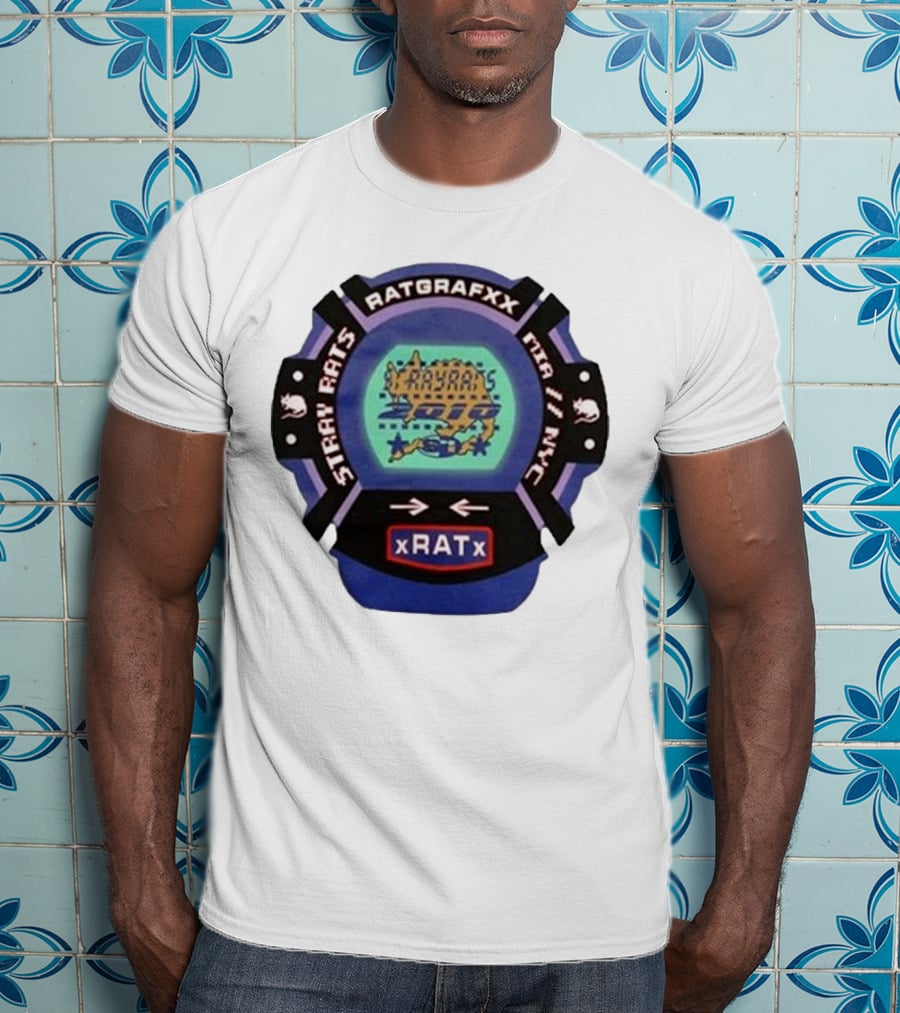 Stray Rats Ratgrafxx MTA II NYC XRATx T-Shirt