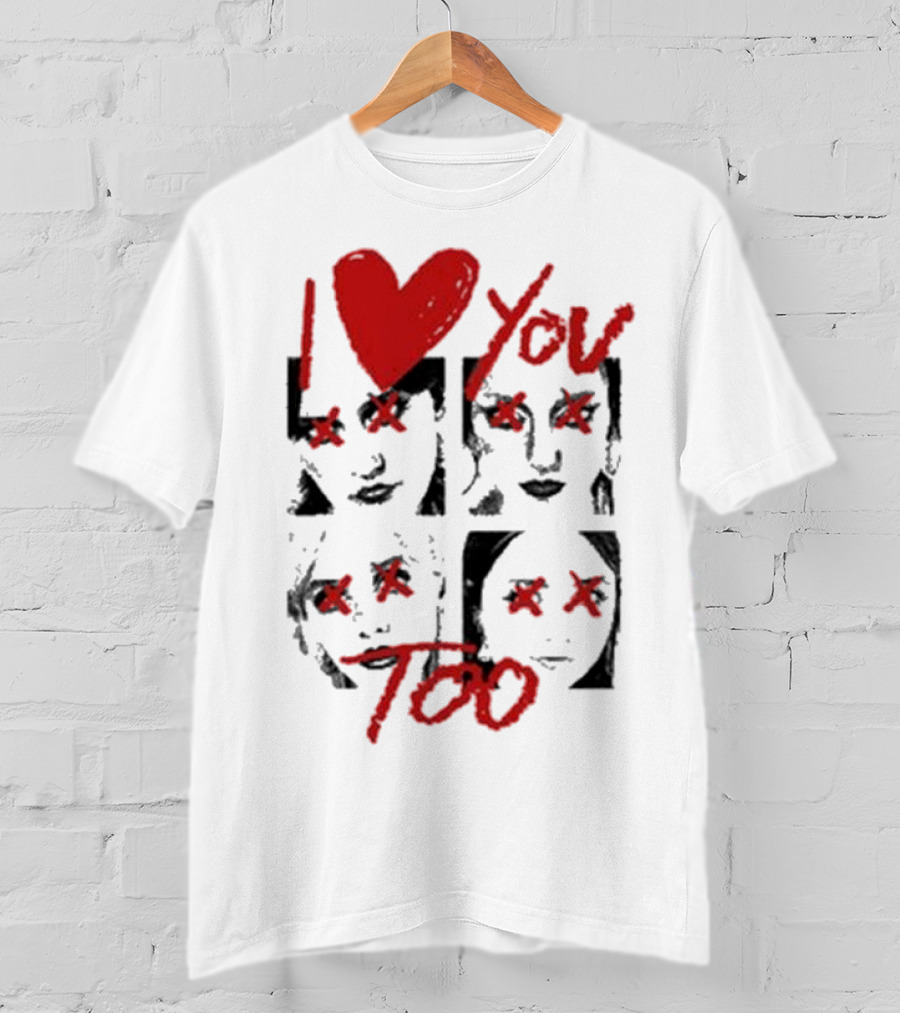 Teen Jesus And The Jean Teasers I Love You Too Eyes Crossed T-Shirt