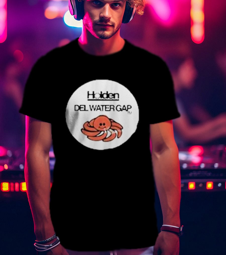 Holden Del Water Gap Octopus Fruit Sticker T-Shirt