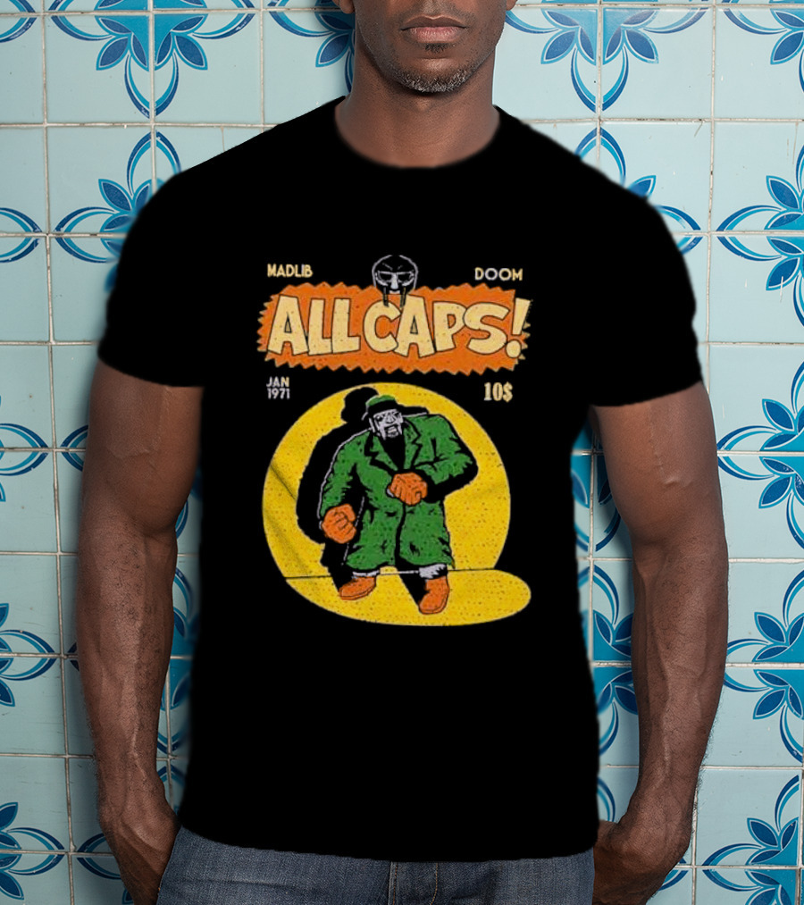 Madlib Doom All Caps January 1971 10 Cents T-Shirt