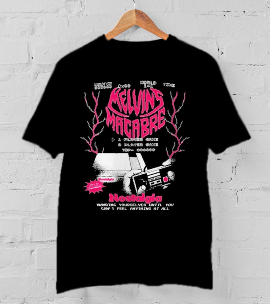 Melvins Macabre Nostalgia Numbing Yourself World View Meatcanyon 1 Player 2 Player Game 000000 T-Shirt