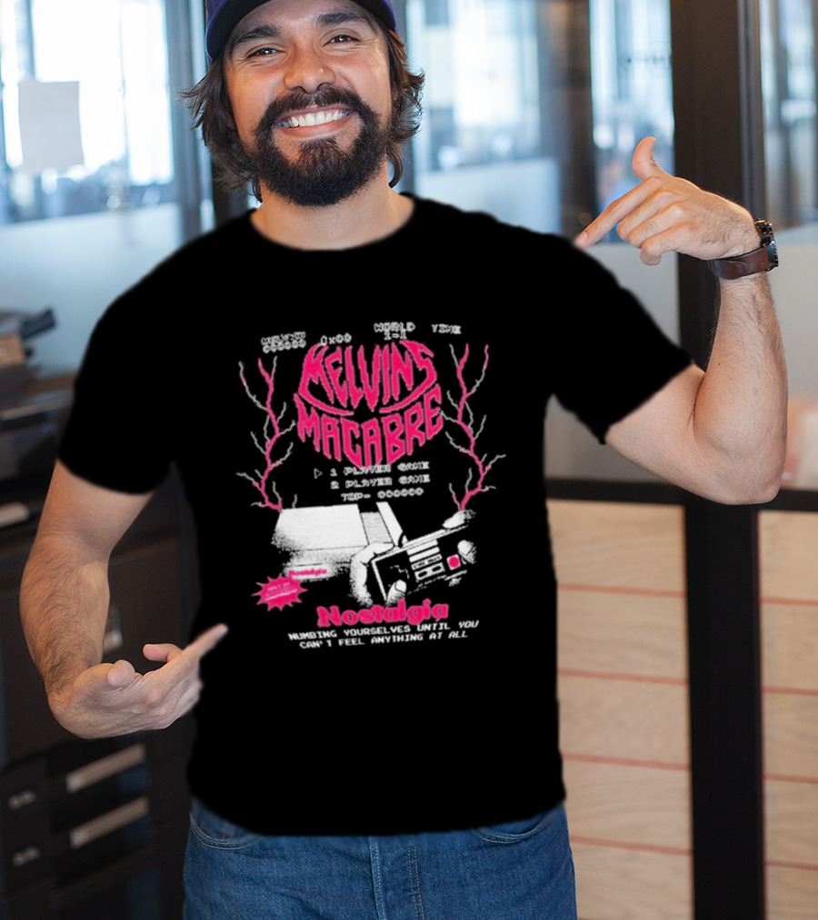 Melvins Macabre Nostalgia Numbing Yourself World View Meatcanyon 1 Player 2 Player Game 000000 T-Shirt