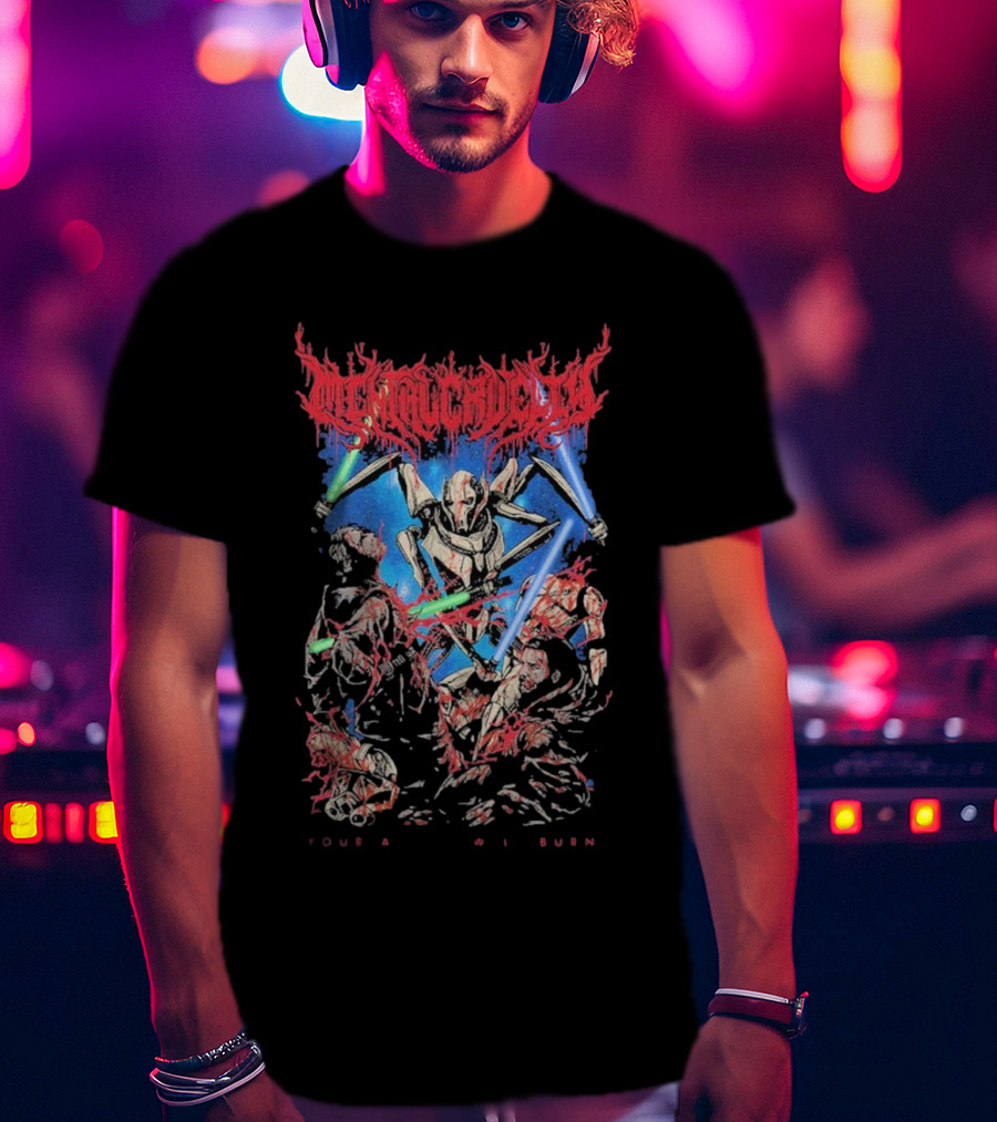 Mental Cruelty Your Allies Will Burn Lightsaber Battle T-Shirt