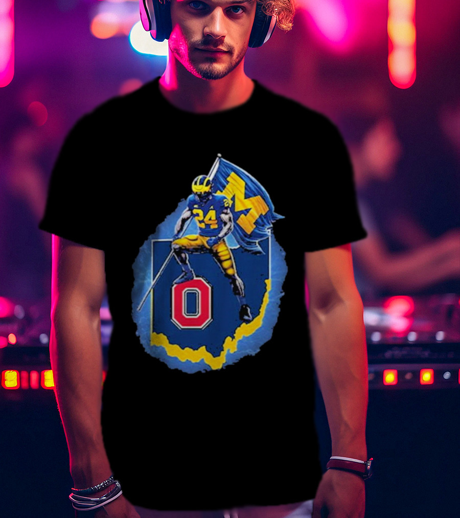 Michigan Victory Over Ohio Four Consecutive Wins Football Rivalry T-Shirt