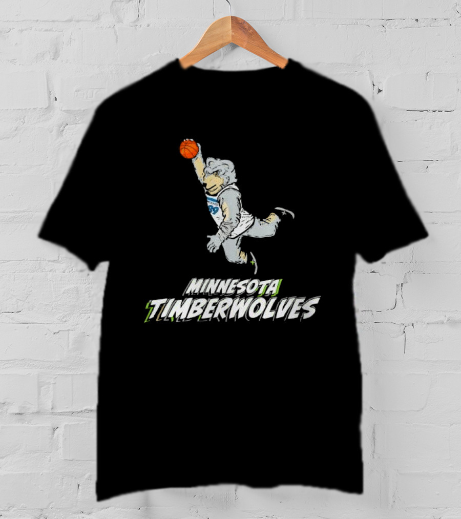 Minnesota Timberwolves Stadium Essentials Youth Mascot Slam Dunk T-Shirt
