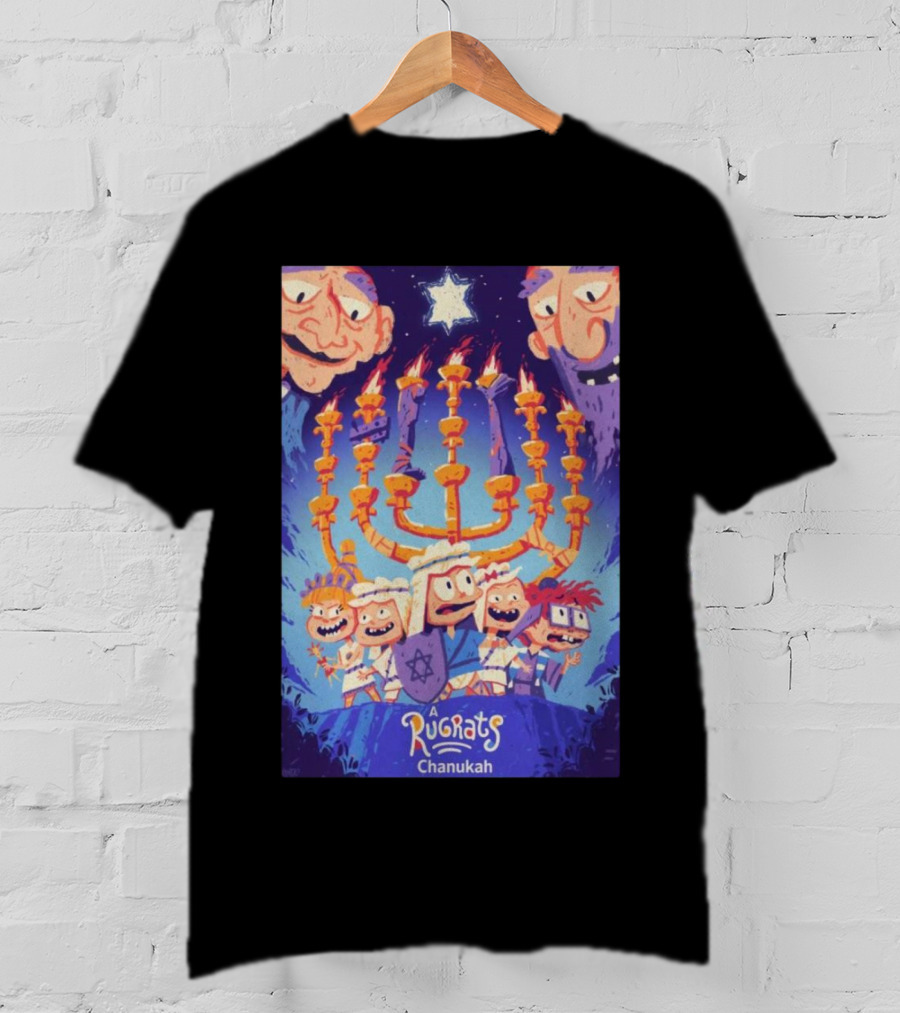 Mondo Debuts A Rugrats Chanukah With Menorah Adventure T-Shirt