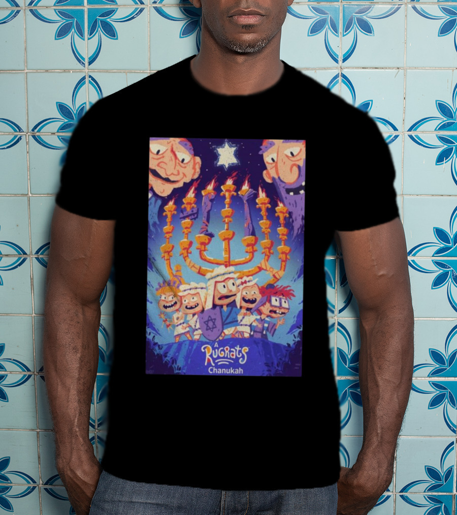 Mondo Debuts A Rugrats Chanukah With Menorah Adventure T-Shirt