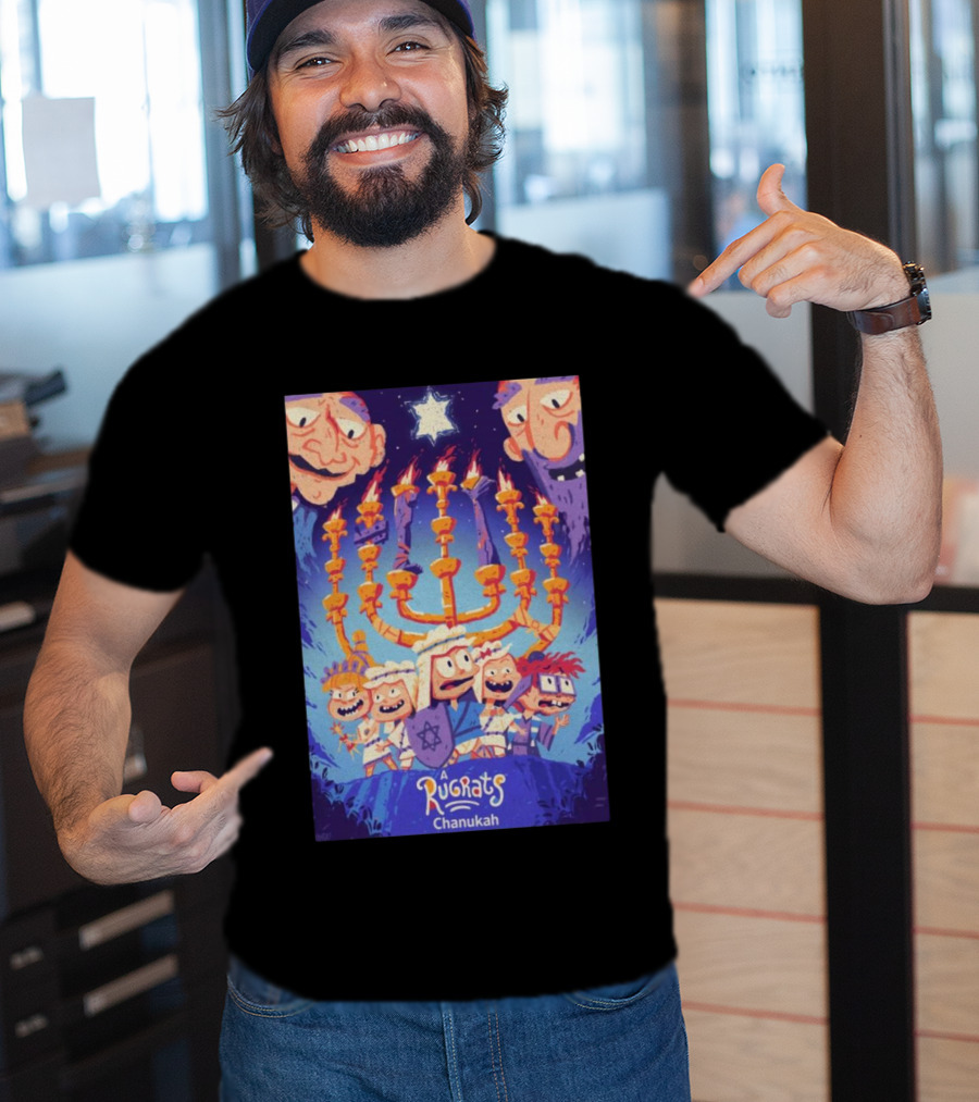 Mondo Debuts A Rugrats Chanukah With Menorah Adventure T-Shirt